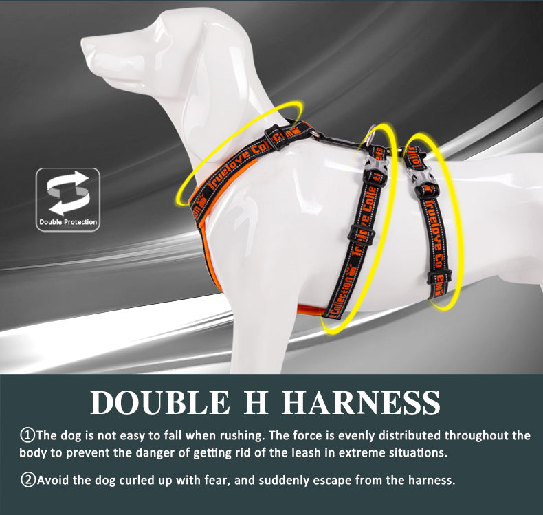 Truelove Nylon Reflective Dog Harness TLH6571 NZ | Durable SBR Buckle & Leash Compatible – PawNest