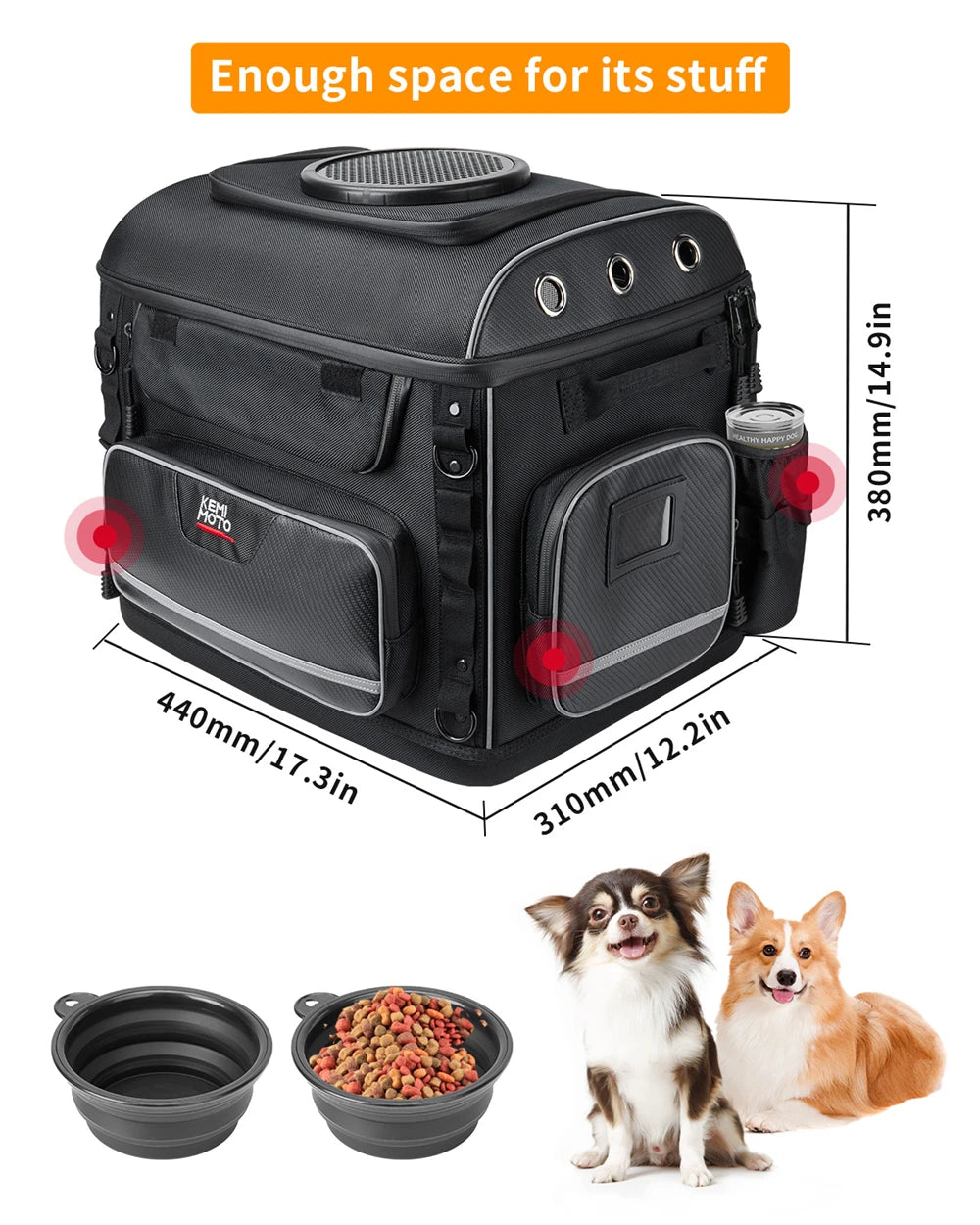 Motorcycle Pet Carrier Bag NZ | Dog Bag for Street Glide & Touring Trike Models – PawNest