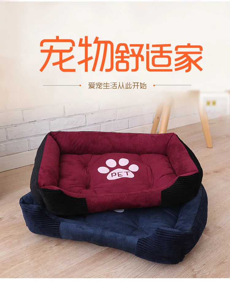 Soft Sofa Dog Bed NZ | Warm Fleece Pet Bed with Waterproof Bottom – Small to Large Dogs & Cats – PawNest