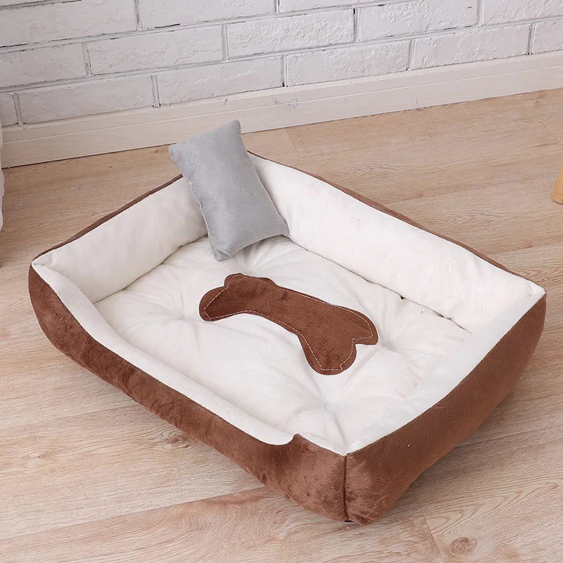Soft Sofa Dog Bed NZ | Warm Fleece Pet Bed with Waterproof Bottom – Small to Large Dogs & Cats – PawNest