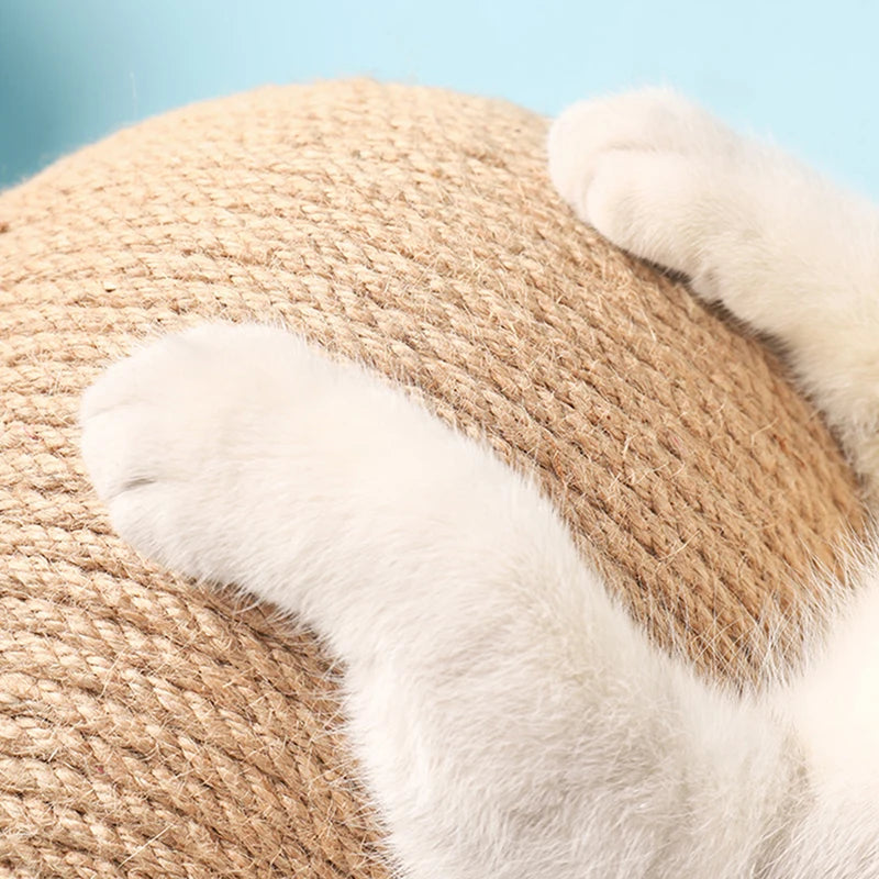 Cat Scratching Ball Toy NZ | Sisal Rope Claw Grinder & Durable Cat Scratcher – PawNest