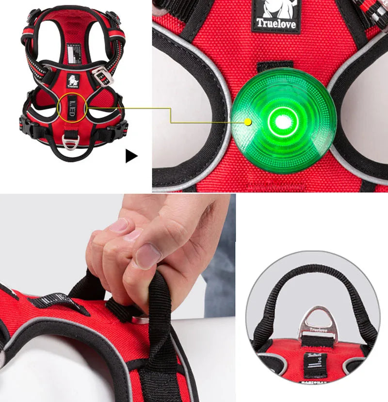 Truelove No-Pull Dog Harness NZ | Front Nylon Adjustable Safety Vest for Small & Large Dogs – PawNest