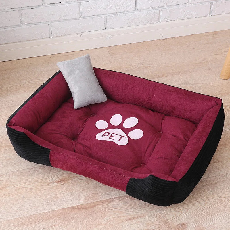 Soft Sofa Dog Bed NZ | Warm Fleece Pet Bed with Waterproof Bottom – Small to Large Dogs & Cats – PawNest
