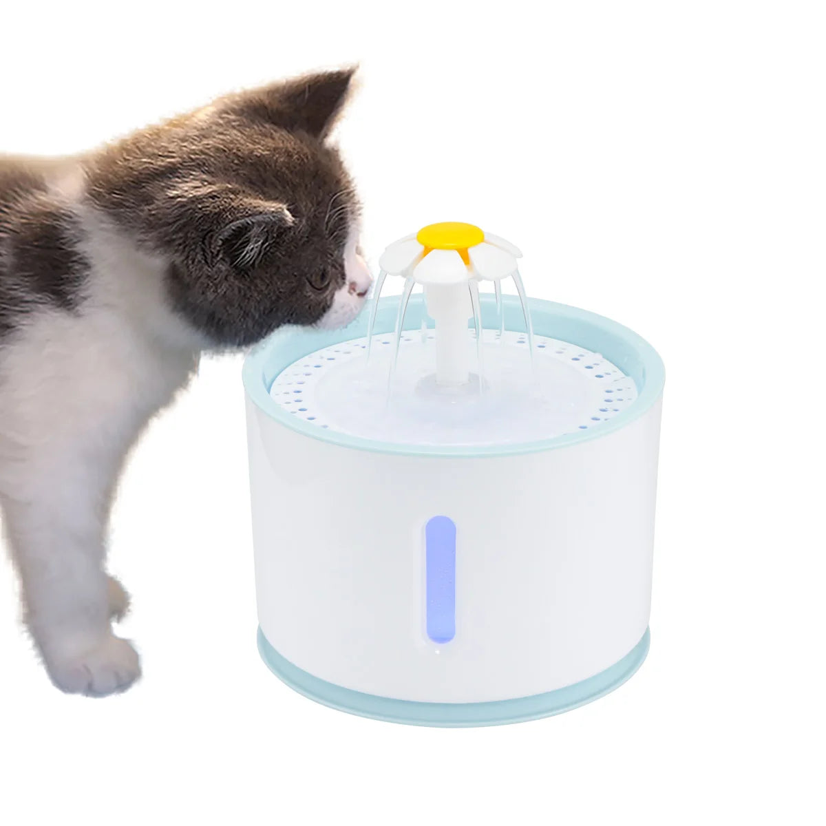 LED Cat Water Fountain NZ – Quiet 2.4L Drinking Bowl for Cats & Dogs