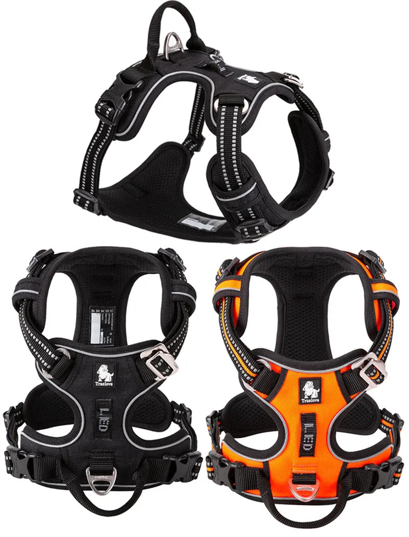 Truelove No-Pull Dog Harness NZ | Front Nylon Adjustable Safety Vest for Small & Large Dogs – PawNest