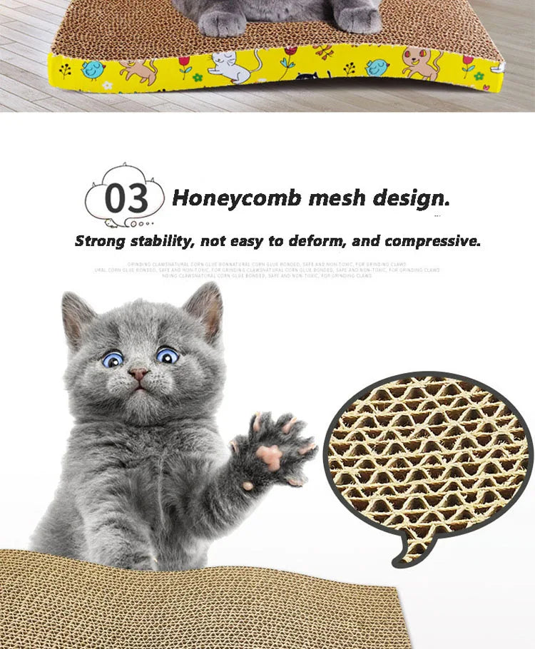 Wearable Cat Scratcher Toy NZ | Cardboard Claw Grinder & Scraping Board for Cats – PawNest