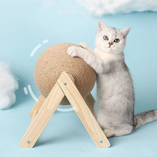 Cat Scratching Ball Toy NZ | Sisal Rope Claw Grinder & Durable Cat Scratcher – PawNest