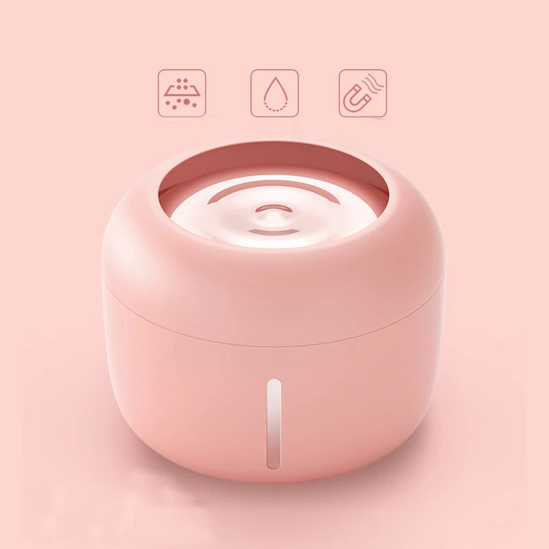 2.5L Automatic Mute Pet Water Fountain NZ | USB Electric Drinker with Filter – PawNest