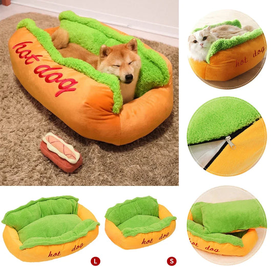 Removable Washable Pet Bed NZ | Soft Fiber Dog & Cat Lounger – PawNest