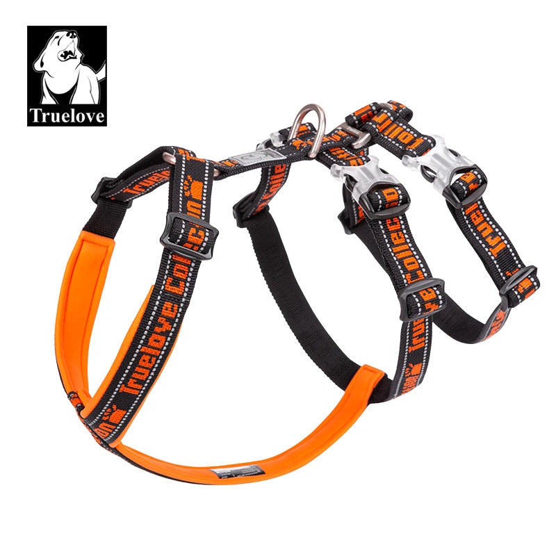 Truelove Nylon Reflective Dog Harness TLH6571 NZ | Durable SBR Buckle & Leash Compatible – PawNest