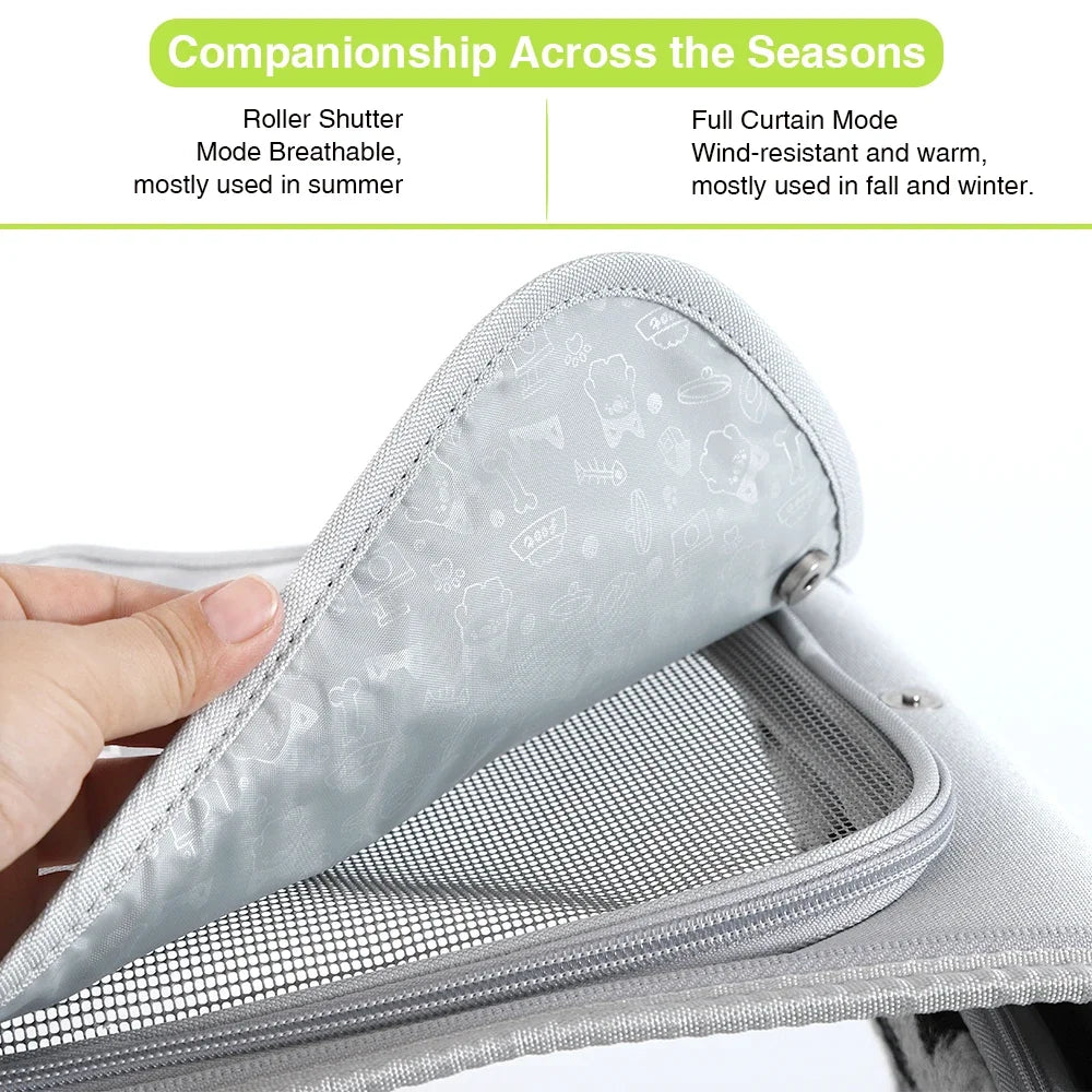 Double-Sided Transparent Cat Carrier NZ | Ventilated Large Space Pet Backpack for Cats – Portable & Comfortable