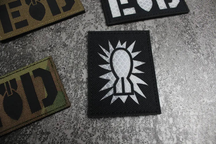 IR Reflective Military Patch – “No Free Lunch” Morale Badge