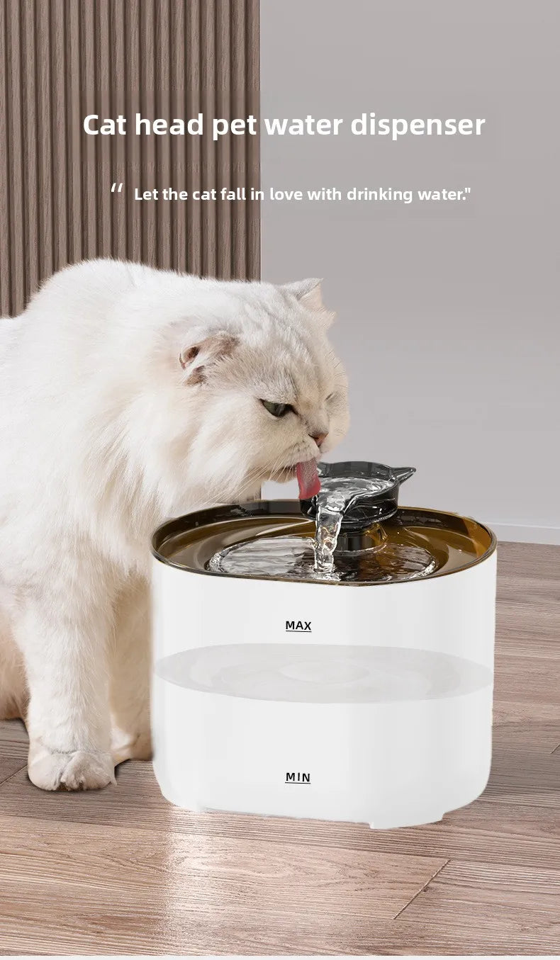 Smart Automatic Pet Water Fountain NZ | Filtered Moving Water Dispenser for Cats & Dogs – PawNest