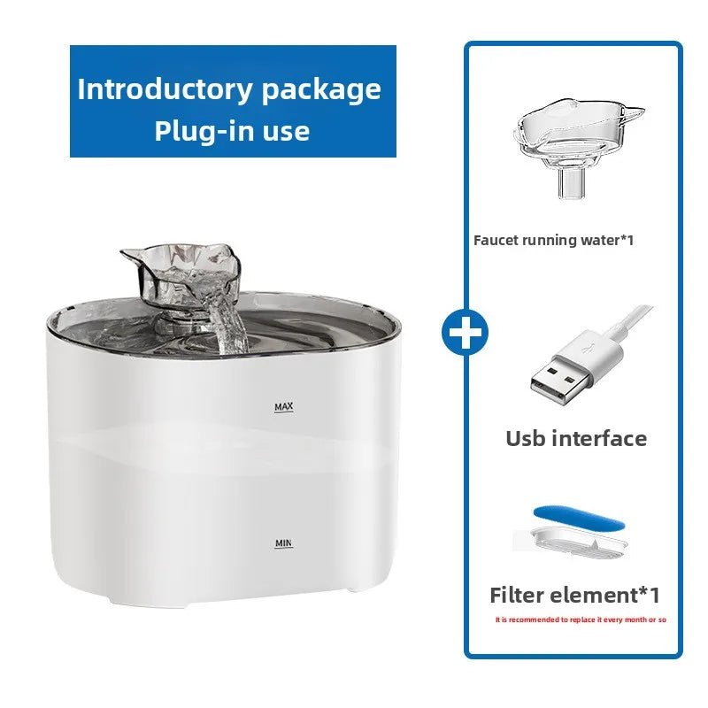 Smart Automatic Pet Water Fountain NZ | Filtered Moving Water Dispenser for Cats & Dogs – PawNest