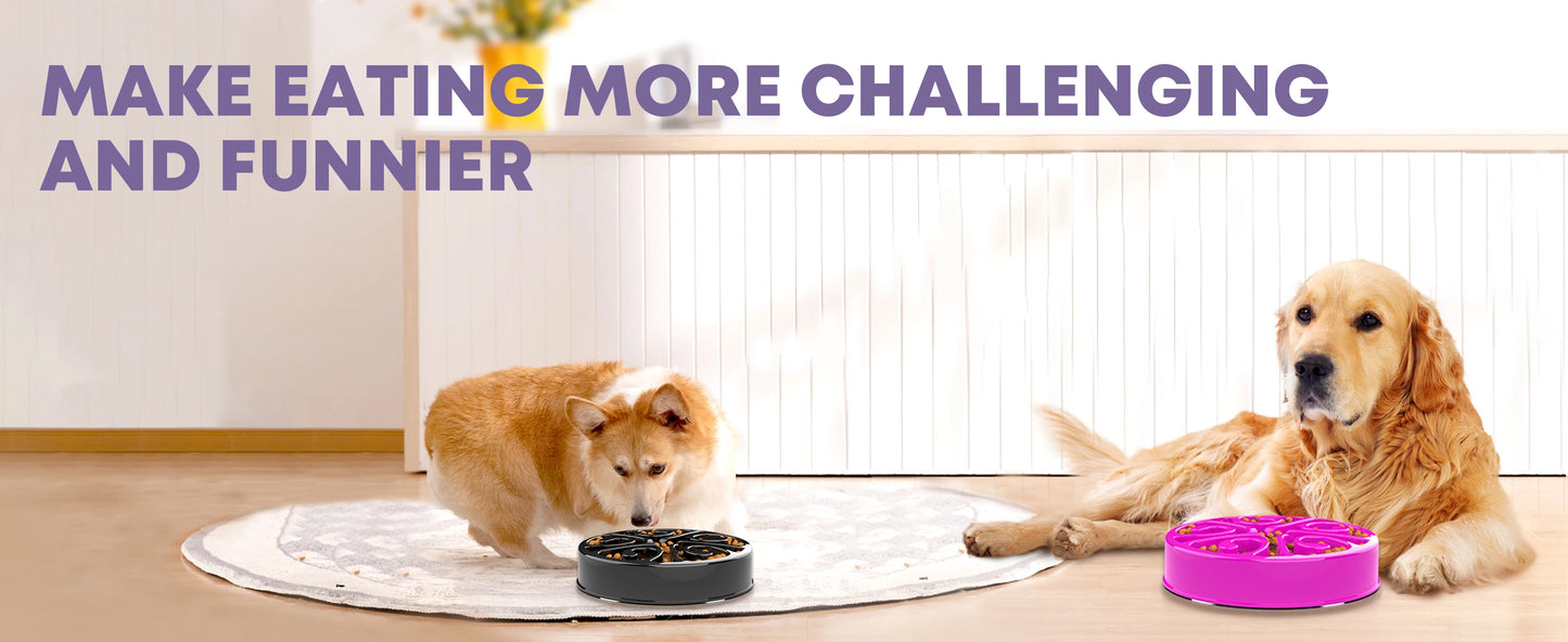 Eco-Friendly Slow Feeder Dog Bowl NZ | Non-Slip, Anti-Gulping Fun Feeding Bowl for All Dog Sizes – PawNest