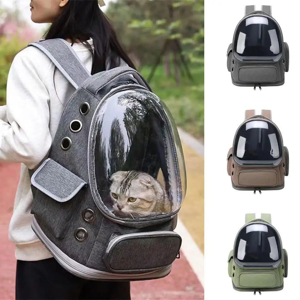 Cat Backpack Carrier NZ | Breathable Space Capsule Travel Bag for Cats – PawNest