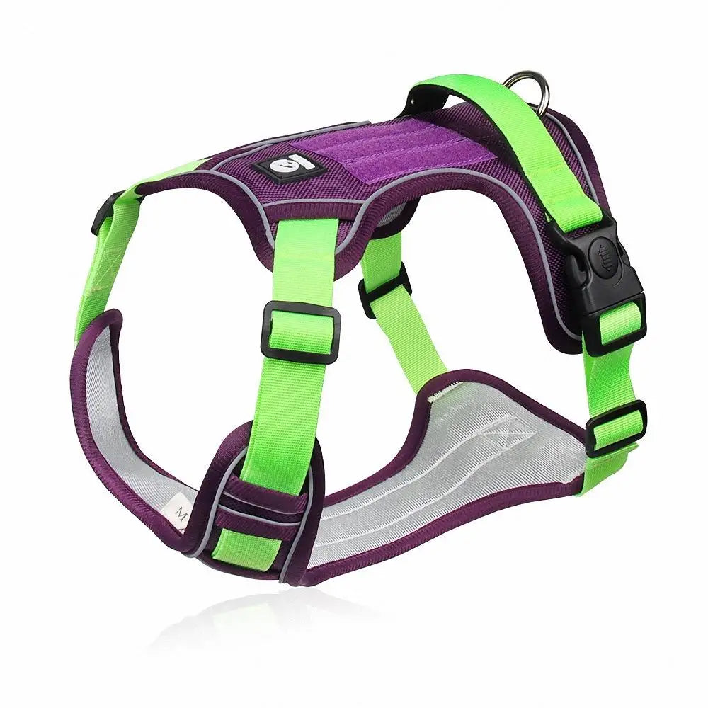 Reflective Labrador Dog Harness NZ | Adjustable Oxford Cloth Vest for Medium & Large Dogs – PawNest