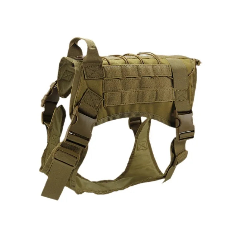 Tactical Dog Harness NZ | Military-Style Adjustable Training Vest for Small to Large Dogs – PawNest