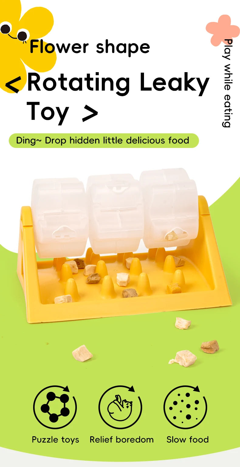 Slow Feeder Dog Puzzle Feeder NZ | Interactive Treat Dispenser & Rotating Food Toy for Dogs & Cats – PawNest