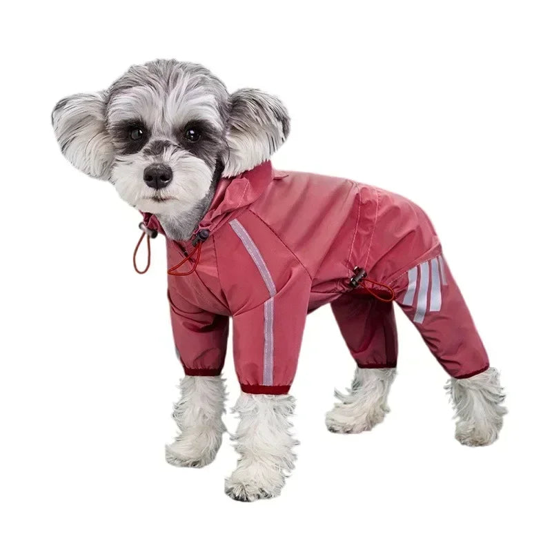 Reflective Waterproof Pet Raincoat NZ | Small & Medium Dog Jumpsuit for Chihuahua & Maltese – PawNest