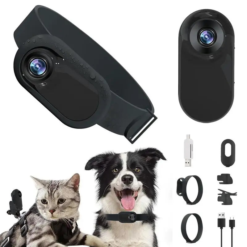 Pet Collar Camera HD 1080p – Mini Wireless Video Recorder