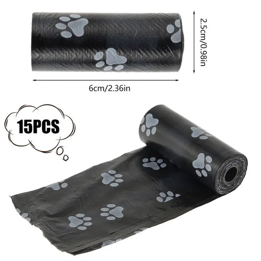 30-Roll Biodegradable Dog Poop Bags with Dispenser