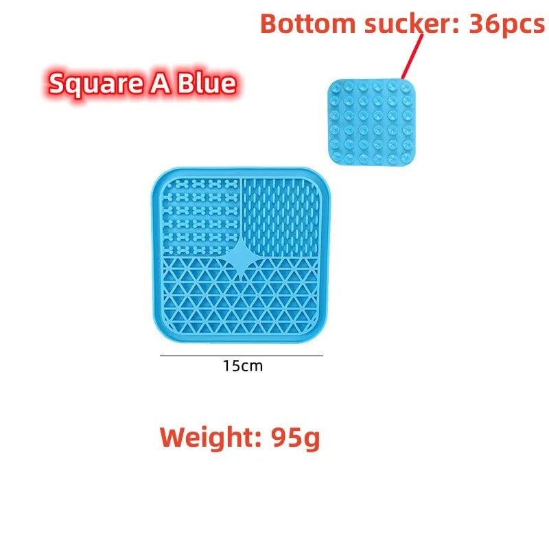 Dog Slow Feeder Mat NZ | Anxiety Relief Lick Pad with Suction Cup for Training & Calming – PawNest