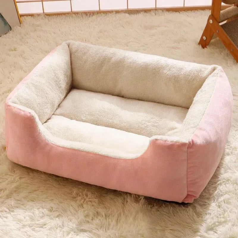 Soft Plush Pet Bed NZ | Warm & Comfortable Cushion for Cats & Small Dogs – PawNest