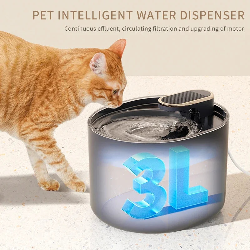Automatic Cat Water Fountain NZ | USB-Charged Electric Pet Water Dispenser – PawNest