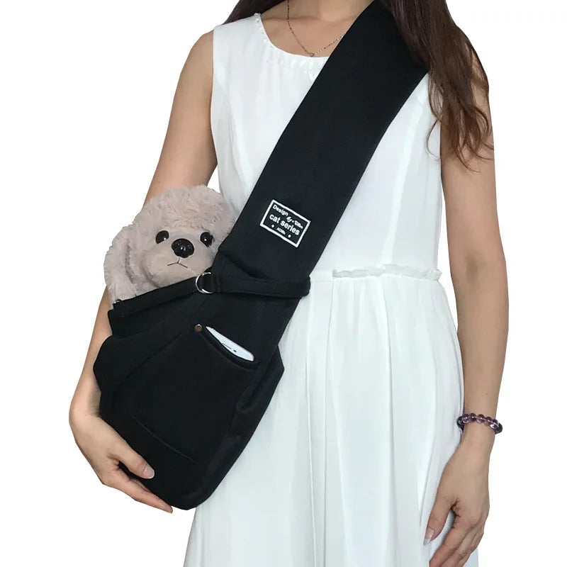 Pet Carrier Sling Bag NZ | Portable Shoulder Travel Bag for Puppies, Cats & Small Dogs – PawNest