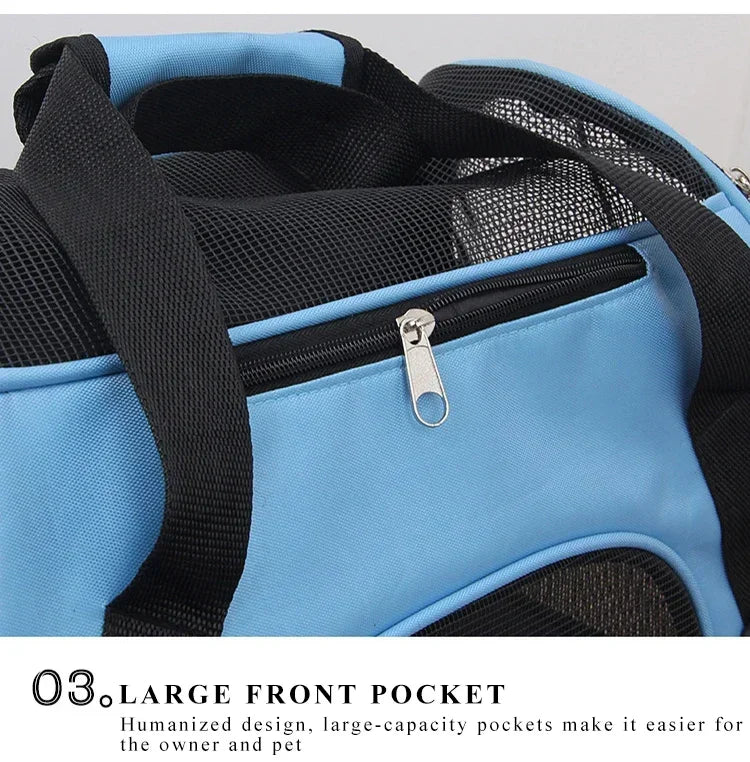 Portable Pet Carrier Bag NZ | Breathable Travel Handbag for Small Dogs & Cats – PawNest