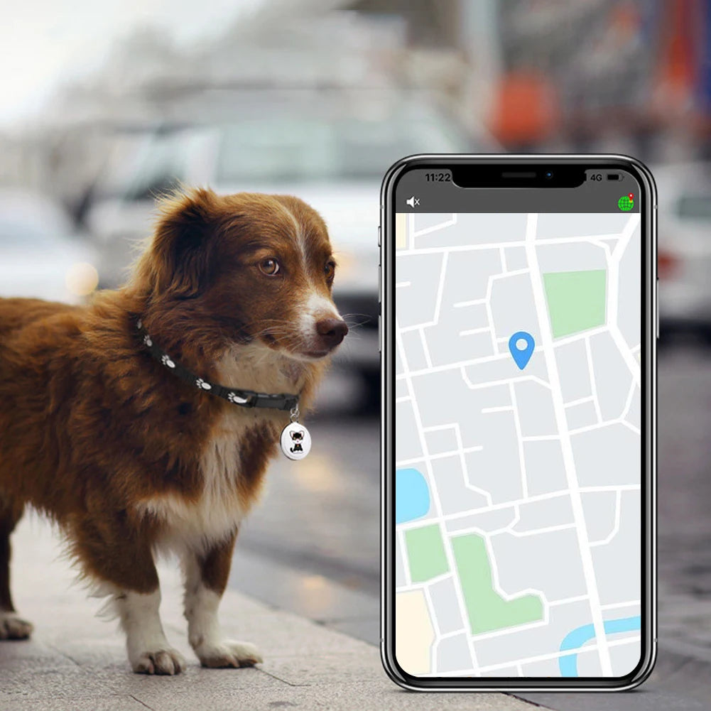 Smart Pet GPS Tracker NZ | Bluetooth-Compatible Waterproof Anti-Lost Collar Locator for Dogs & Cats – PawNest