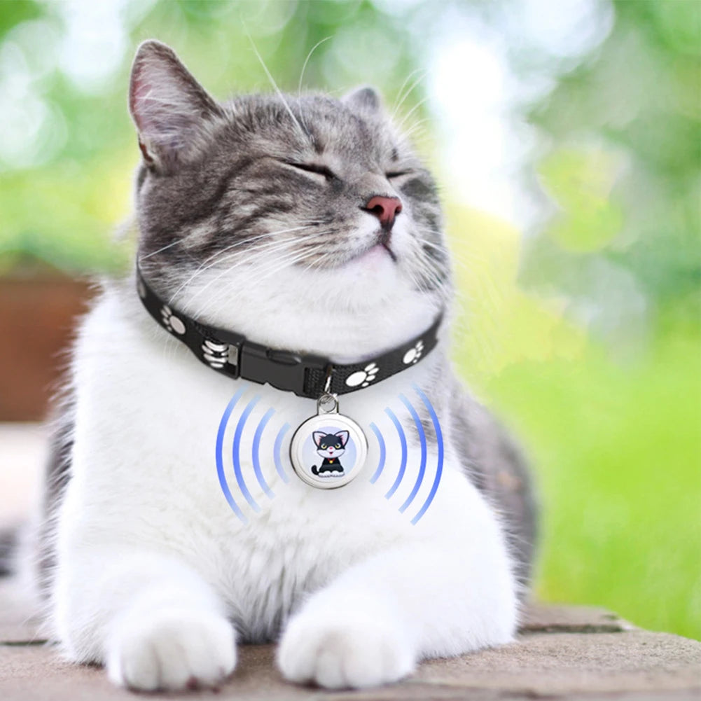 Smart Pet GPS Tracker NZ | Bluetooth-Compatible Waterproof Anti-Lost Collar Locator for Dogs & Cats – PawNest