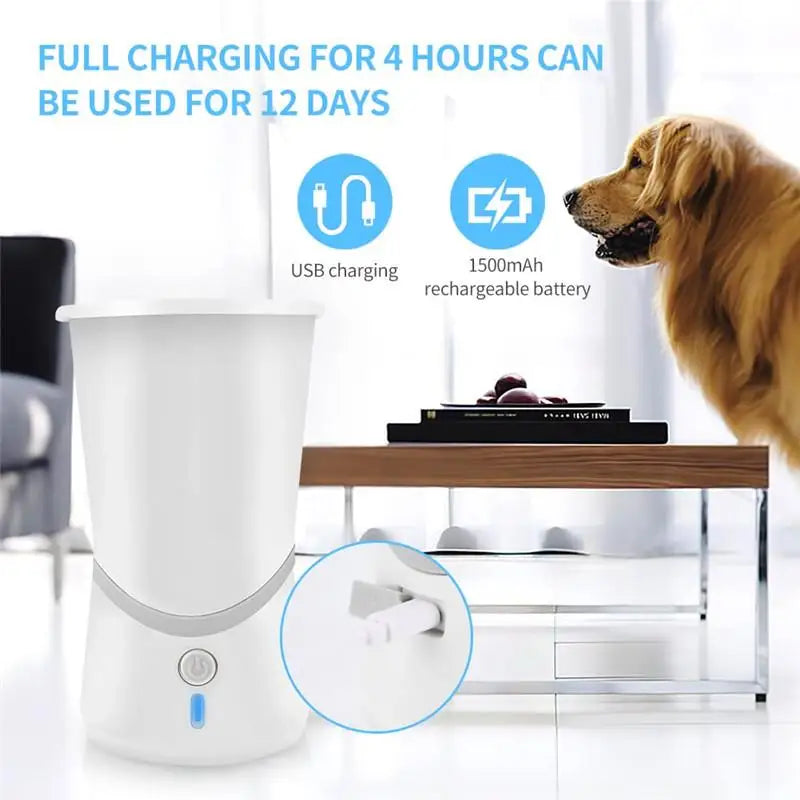 Automatic Dog Paw Cleaner Cup NZ | Portable Silicone Foot Washer for Small & Medium Dogs – PawNest