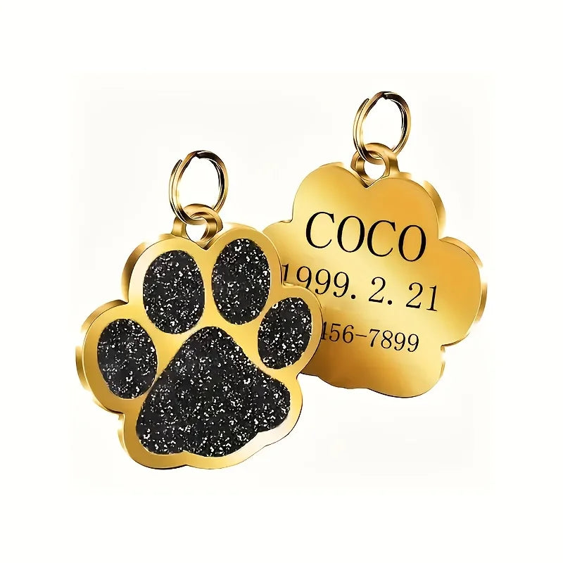 Personalized Pet ID Tag – Custom Dog & Cat Name Tag with Phone Number