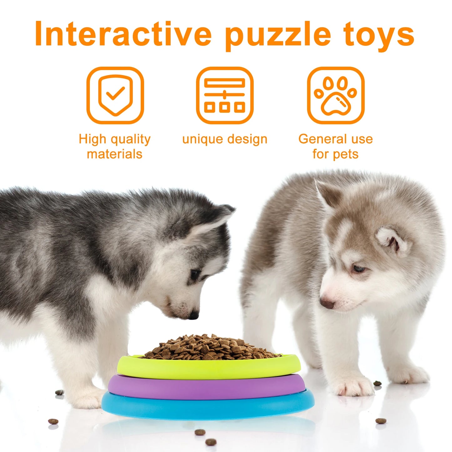 3-Layer Slow Food Bowl NZ | Interactive Puzzle Feeder for Dogs, Choke-Proof & Non-Slip – PawNest