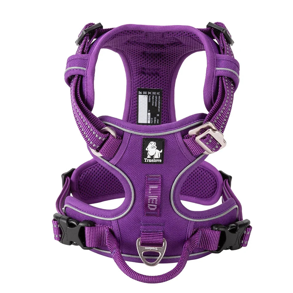 TrueLove No-Pull Reflective Dog Harness NZ | Adjustable & Comfortable Fit – PawNest
