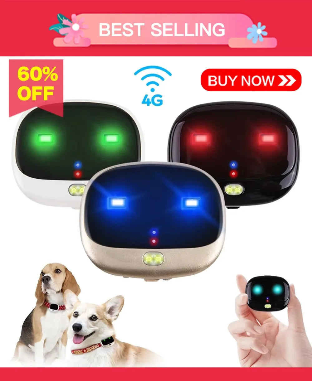 Smart 4G Mini GPS Pet Tracker NZ | Waterproof Real-Time Remote Control Tracker for Cats & Dogs – PawNest