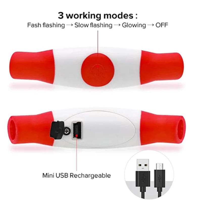 Luminous Dog Collar Light – USB Rechargeable LED Safety Collar