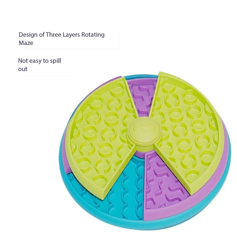 Slow Feeder Dog Puzzle Toy NZ | Interactive Non-Slip Food Dispenser for Puppy & Dog Training – PawNest