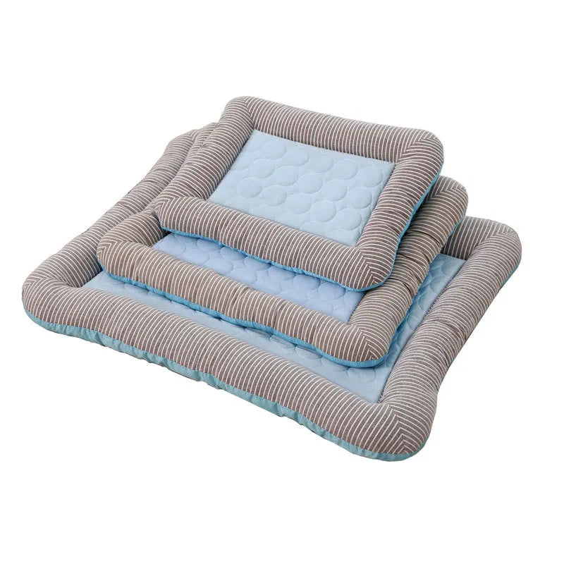 Ice Silk Cooling Pad for Dogs & Cats NZ | Summer Pet Bed Blanket – Breathable & Soft – PawNest
