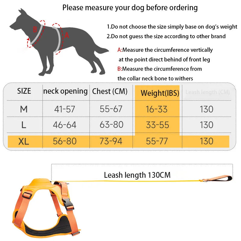 Breathable Explosion-Proof Dog Harness NZ | Adjustable Vest for Medium & Large Dogs Outdoor Training – PawNest