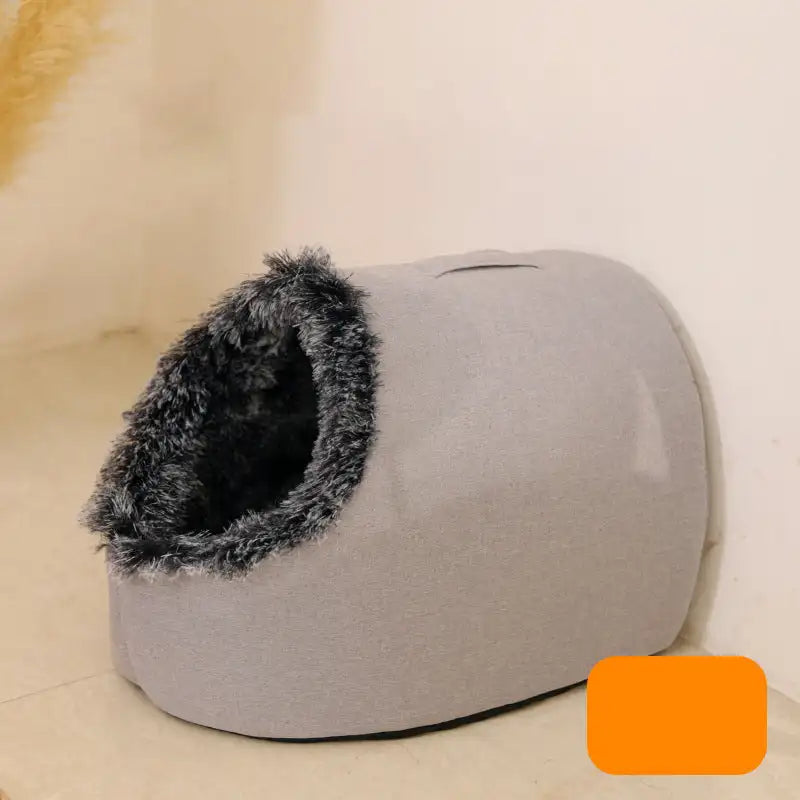 Portable Cat Bed NZ | Comfortable Warm & Thickened Sleeping Bed with Handle – PawNest