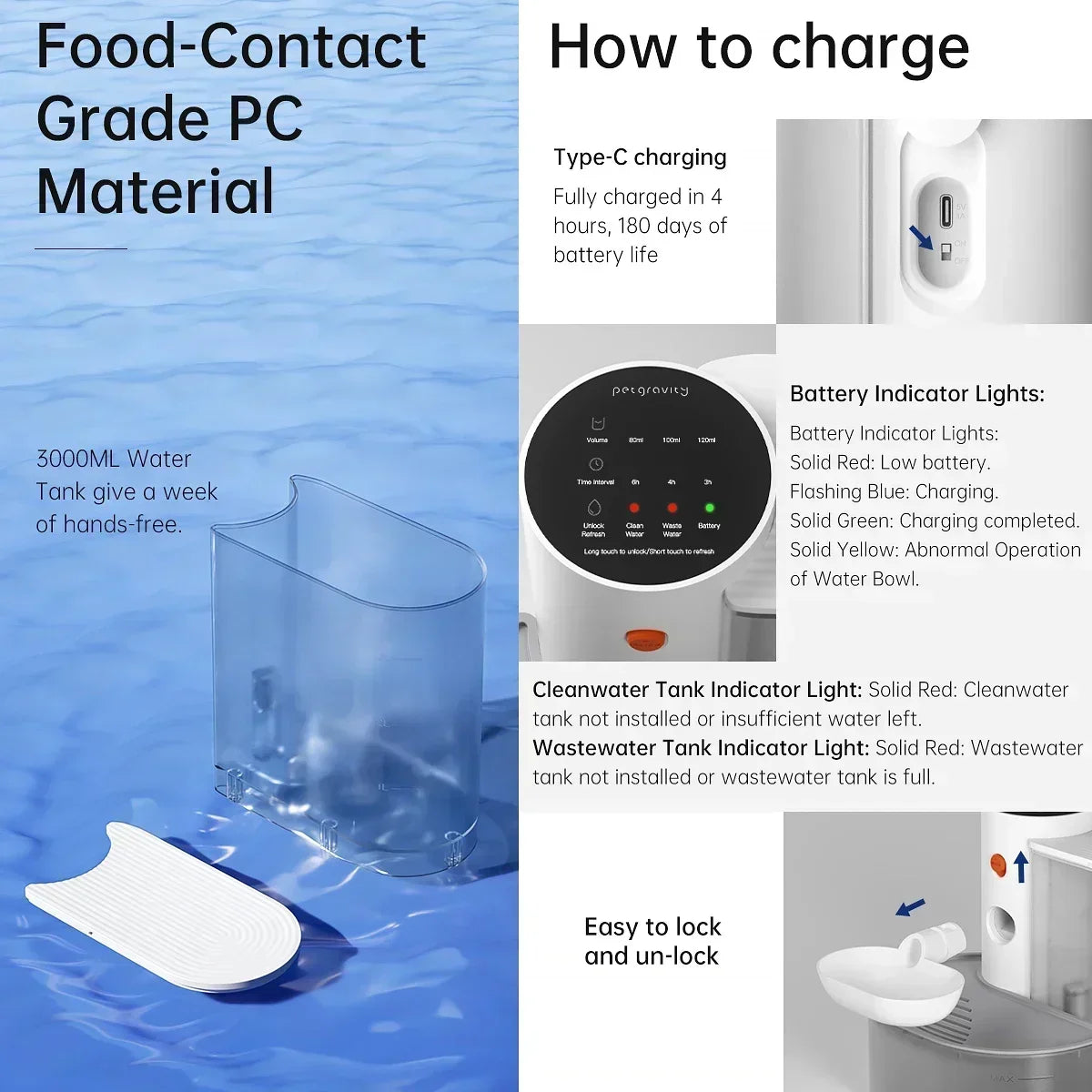 Portable Pet Water Fountain NZ | Plug-Free Automatic Water Dispenser for Cats & Dogs – PawNest