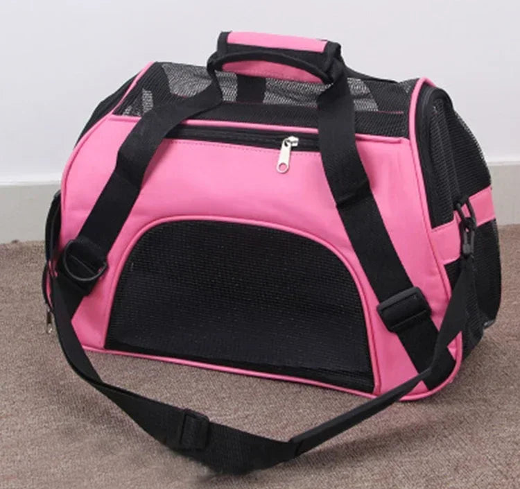 Portable Pet Carrier Bag NZ | Breathable Travel Handbag for Small Dogs & Cats – PawNest