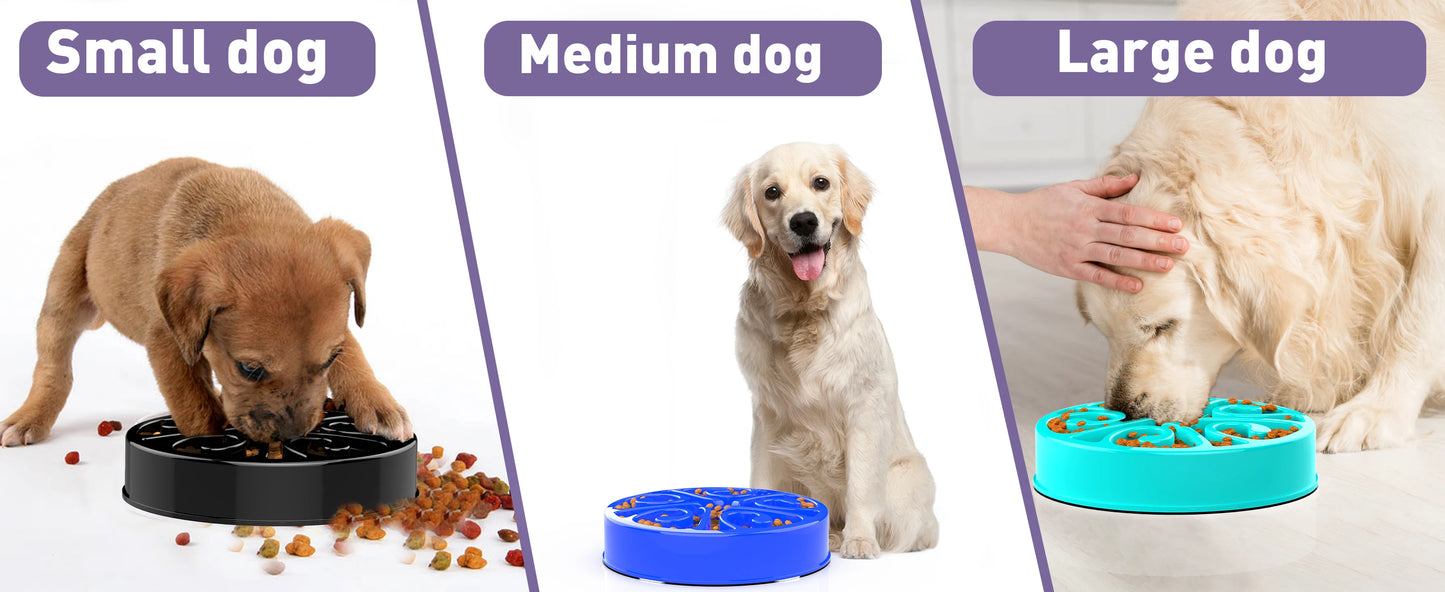 Eco-Friendly Slow Feeder Dog Bowl NZ | Non-Slip, Anti-Gulping Fun Feeding Bowl for All Dog Sizes – PawNest