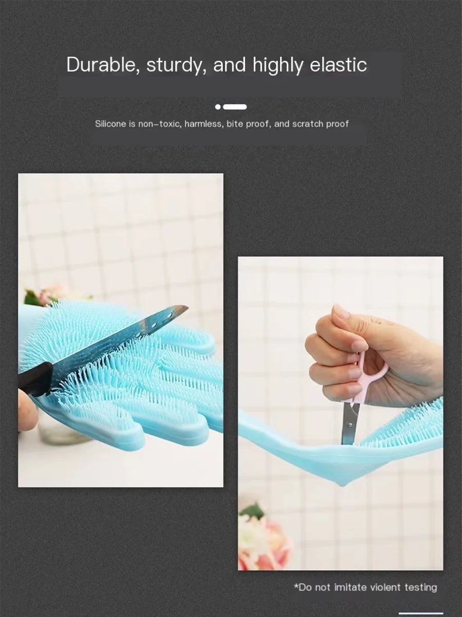 Pet Grooming Gloves – Gentle Bathing, Deshedding & Massage Mitt for Dogs, Cats & Rabbits