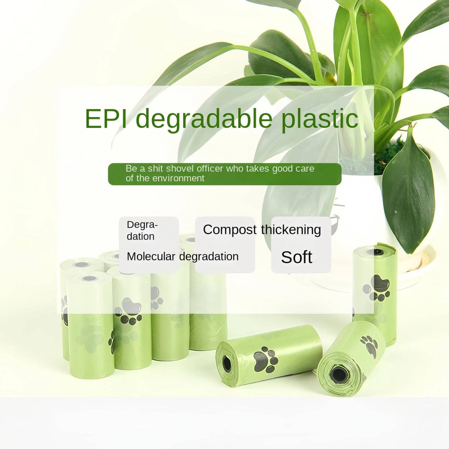 Biodegradable Dog Poop Bags with Dispenser – Zero Waste