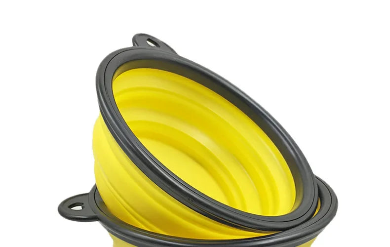 350ml Folding Silicone Dog Bowl – Portable Travel Feeder Dish