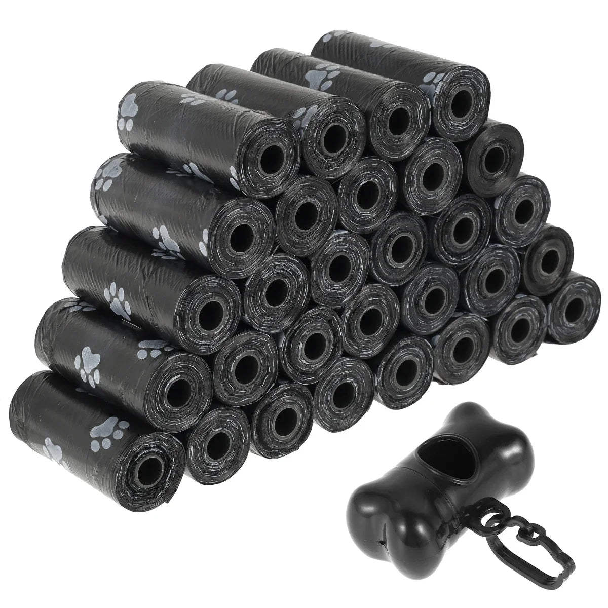 30-Roll Biodegradable Dog Poop Bags with Dispenser